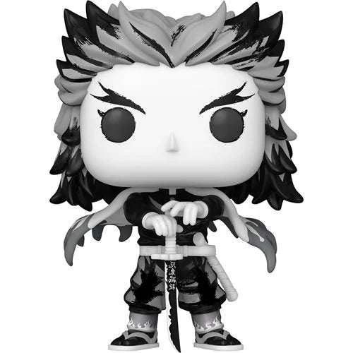 Demon Slayer Kyojuro Rengoku Sumi-Ink Funko Pop! Vinyl Figure #2194 - The Time Machine Shop