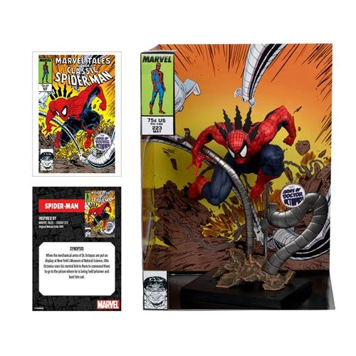The Marvel Collection 1:6 Scale Posed Figure with Scene and Comic Case - Spider-Man (Marvel Tales #223)