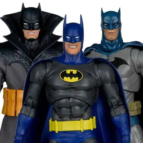 DC Multiverse Damian Batman Bethlehem, 1900's, & Hush 2 7-Inch Scale Action Figures