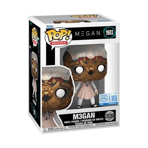 M3GAN Metallic Funko Pop! Vinyl Figure #1903 - Entertainment Earth Exclusive