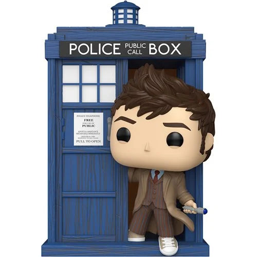 Pop! Rides Deluxe Tardis with Tenth Doctor (OCT 2026) - The Time Machine Shop