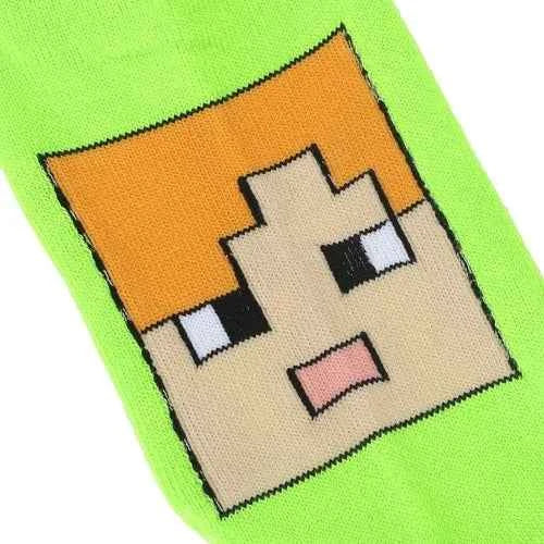 Minecraft Characters Ankle Sock 5-Pack