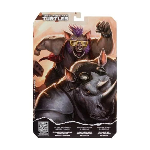 The Teenage Mutant Ninja Turtles Page Punchers Figure with Comic Book - Bebop