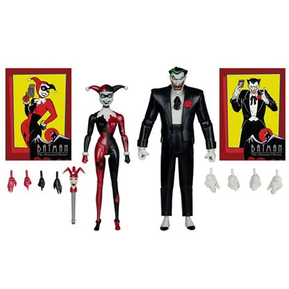 DC Direct Batman Animated Harley Quinn and The Joker Mad Love 6-Inch Action Figure 2-Pack &amp; Comic - Gold Label Exclusive