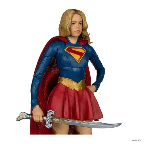 DC Multiverse Deluxe Theatrical Edition Supergirl Movie Supergirl and Baby Krypto 7-Inch Scale Action Figure
