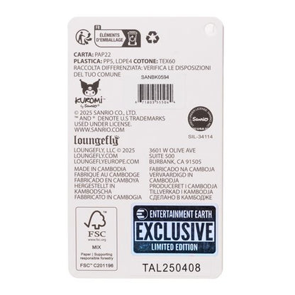 Sanrio Kuromi Devilish Winged Mini-Backpack - Entertainment Earth Exclusive