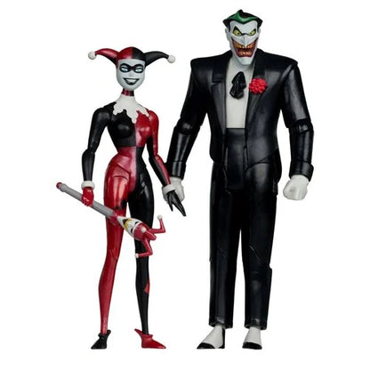 DC Direct Batman Animated Harley Quinn and The Joker Mad Love 6-Inch Action Figure 2-Pack &amp; Comic - Gold Label Exclusive
