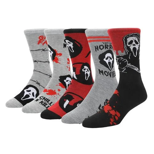 Ghost Face Crew Sock 5-Pack