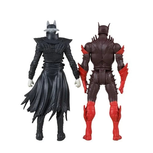 The Batman Who Laughs and Red Death 3-Inch Scale Action Figure 2-Pack with Dark Nights Metal #1 Comic Book