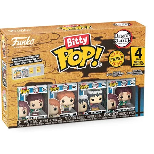 Demon Slayer Tanjiro Kamado Funko Bitty Pop! Mini-Figure 4-Pack - Specialty