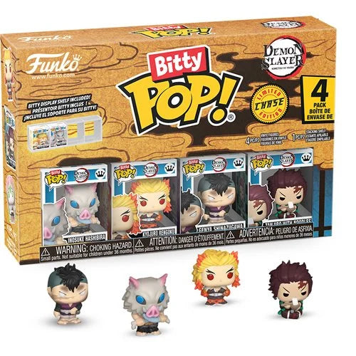 Demon Slayer Inosuke Hashibira Funko Bitty Pop! Mini-Figure 4-Pack - Specialty