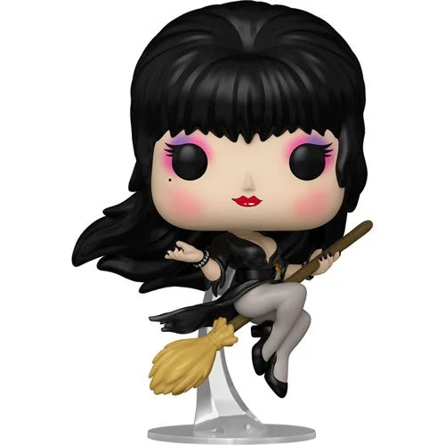 Elvira: Mistress of the Dark Elvira with Broom Funko Pop! Vinyl Figure #93