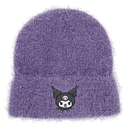 Kuromi Soft and Fuzzy Cuff Beanie