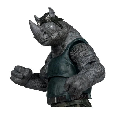 The Teenage Mutant Ninja Turtles Page Punchers Figure with Comic Book - Rocksteady