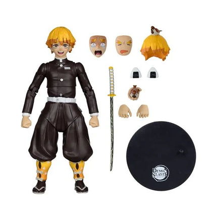 Demon Slayer Zenitsu Agatsuma with Chuntaro 7-Inch Scale Action Figure