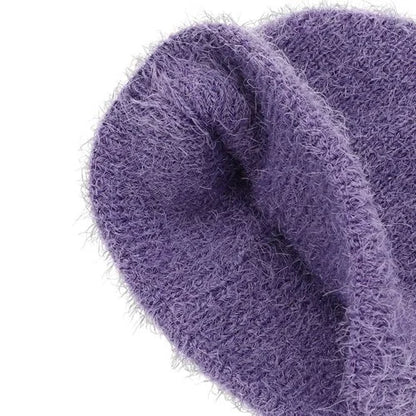 Kuromi Soft and Fuzzy Cuff Beanie