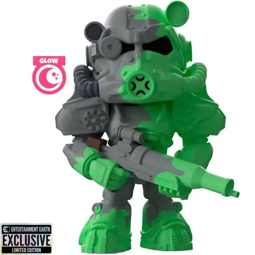 Fallout Collection T-60 Power Armor Radioactive Waste Glow-In-The-Dark Vinyl Figure #4 - Entertainment Earth Exclusive