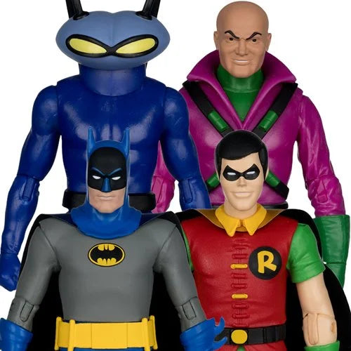 DC Retro Super Friends 6-Inch Scale Action Figure 6-Pack Bundle
