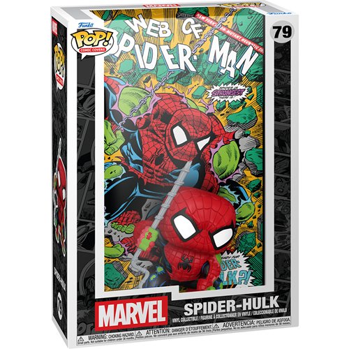 Marvel Web of Spider-Man #70 Spider-Hulk Funko Pop! Comic Cover Figure #79 with Case