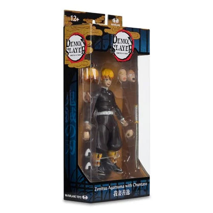 Demon Slayer Zenitsu Agatsuma with Chuntaro 7-Inch Scale Action Figure