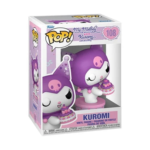 Hello Kitty and Friends Kuromi 20th Anniversary Kuromi with Cake Funko Pop! Vinyl Figure #108