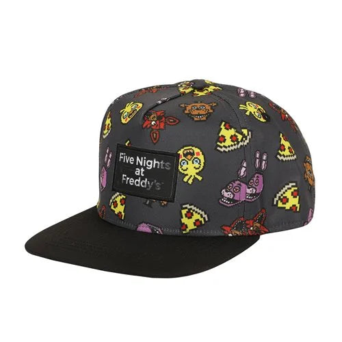 Youth Five Nights at Freddys All Over Print Snapback Hat