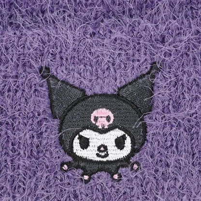 Kuromi Soft and Fuzzy Cuff Beanie