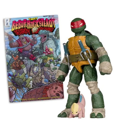 The Teenage Mutant Ninja Turtles Page Punchers Figure with Comic Book - Raphael