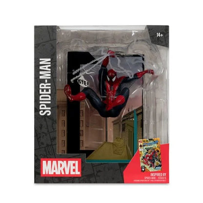 Marvel Collection 1:10 Scale Posed Spider-Man Figure with Scene from Spider-Man #6