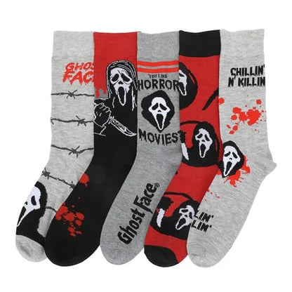 Ghost Face Crew Sock 5-Pack