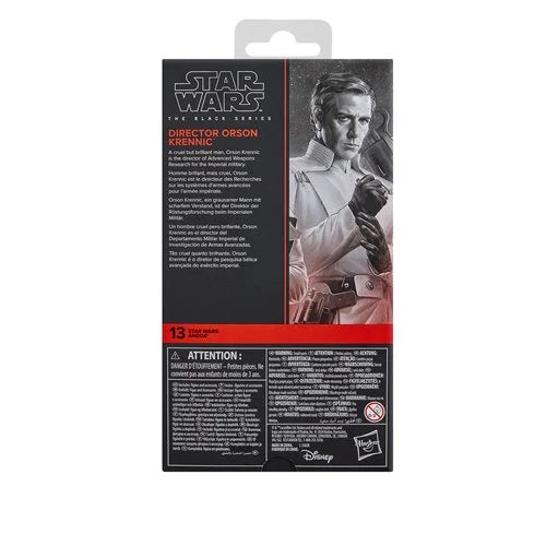 Star Wars The Black Series Director Orson Krennic 6-Inch Action Figure
