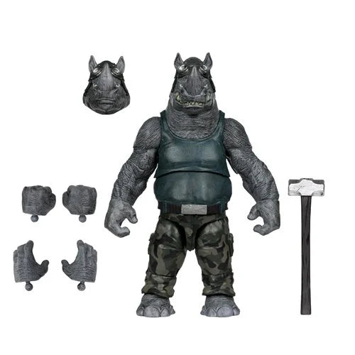 The Teenage Mutant Ninja Turtles Page Punchers Figure with Comic Book - Rocksteady