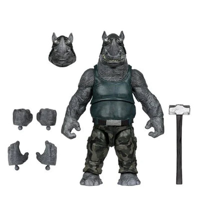 The Teenage Mutant Ninja Turtles Page Punchers Figure with Comic Book - Rocksteady