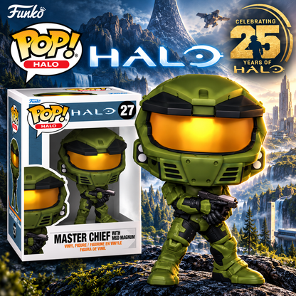 Halo Master Chief with M6D Magnum Funko Pop! Vinyl Figure #27 (NOV 2026)