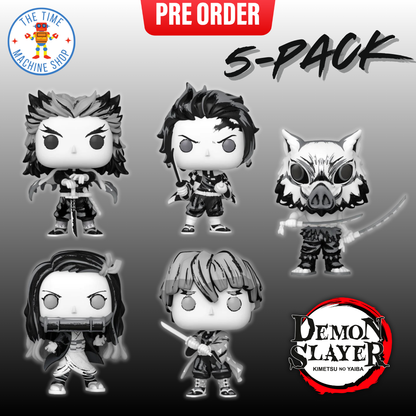 5-Pack Demon Slayer Sumi-Ink Funko Pop! Vinyl Figures