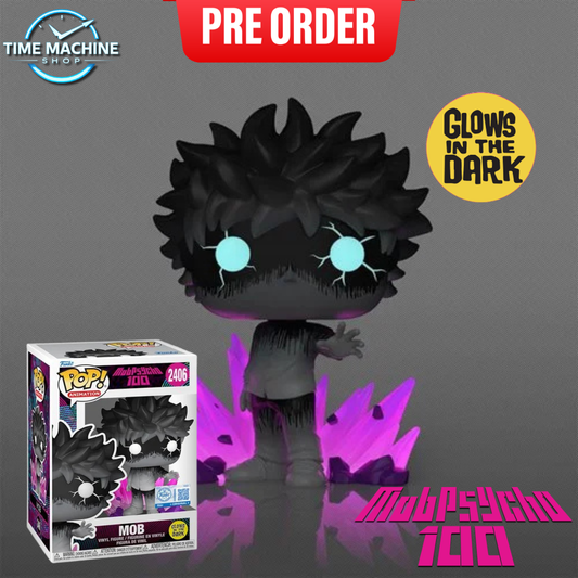 Mob Psycho 100 Mob Glow-in-the-Dark Funko Pop! Vinyl Figure #2406 - Entertainment Earth Exclusive