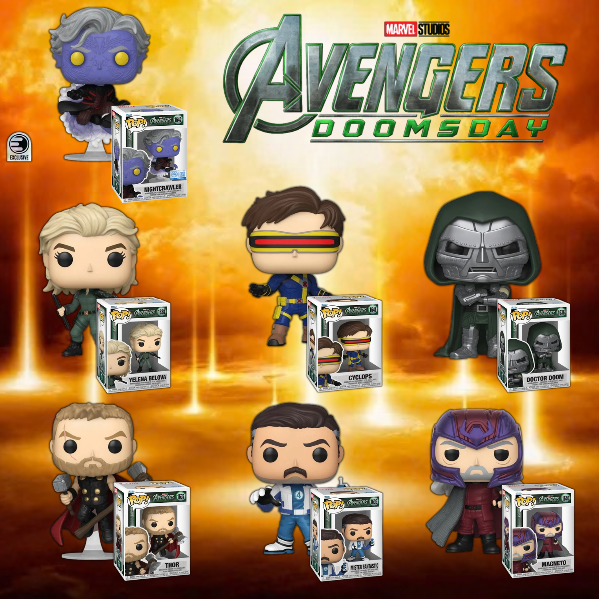 Avengers: Doomsday Funko Pops! – Marvel Studios Collection (OCT 2026)