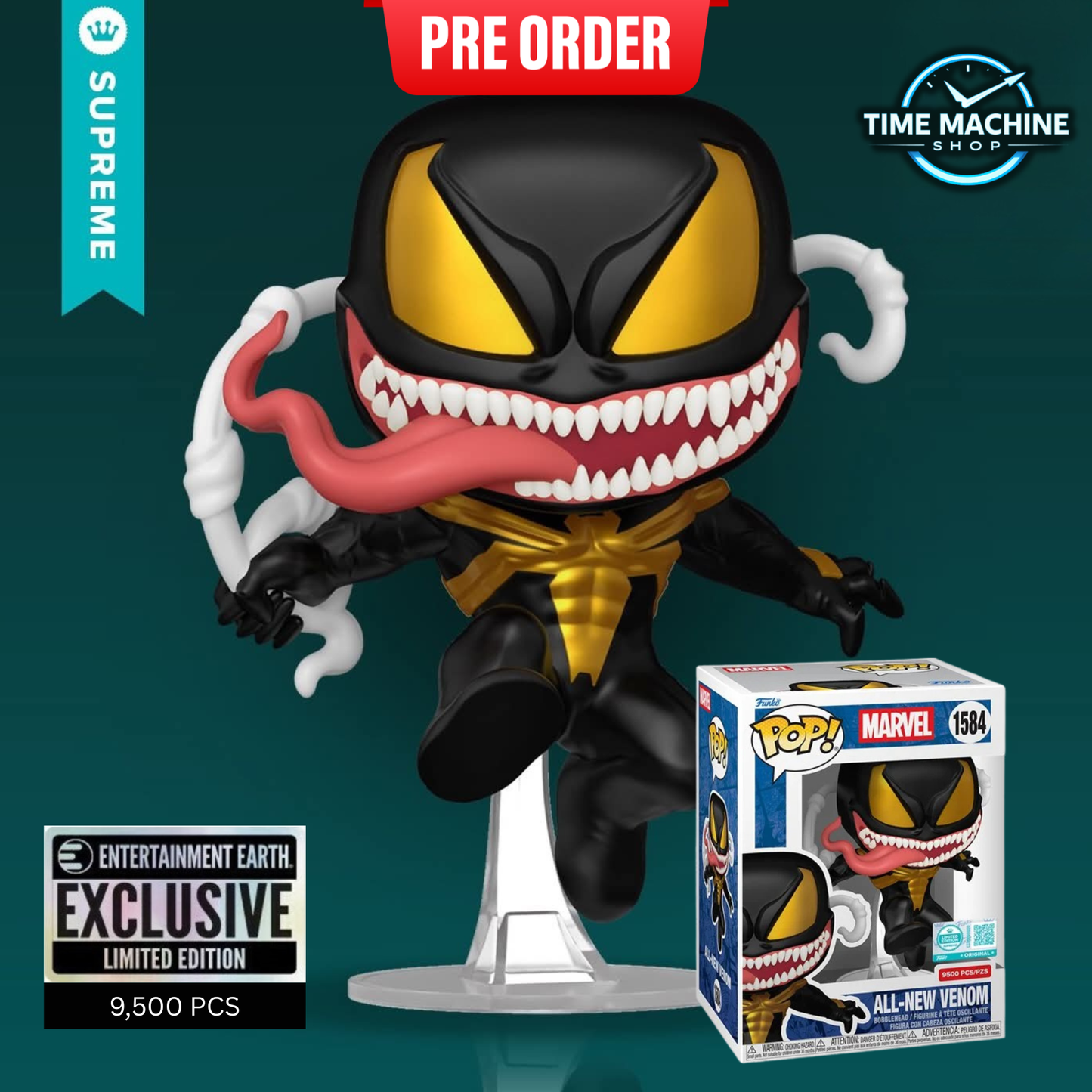 Marvel All-New Venom Funko Pop! Vinyl Figure #1584 - Entertainment Earth Exclusive (JULY 2026)
