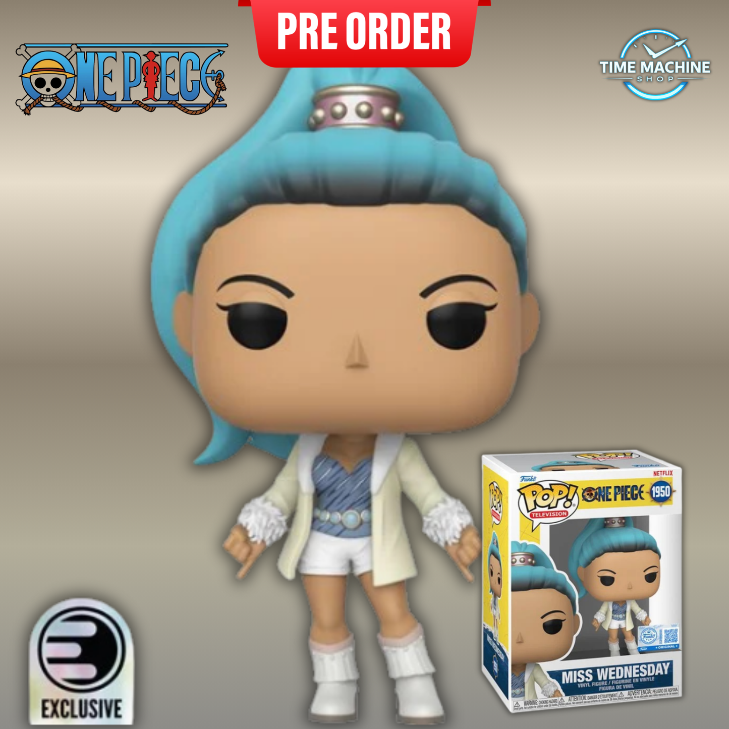 One Piece Live Action Miss Wednesday Funko Pop! Vinyl Figure #1950 - Entertainment Earth Exclusive (SEP 2026)