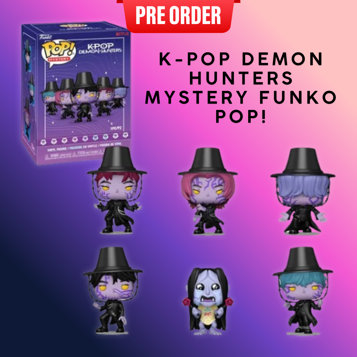 K-Pop Demon Hunters Mystery Funko Pop! (AUG 2026)