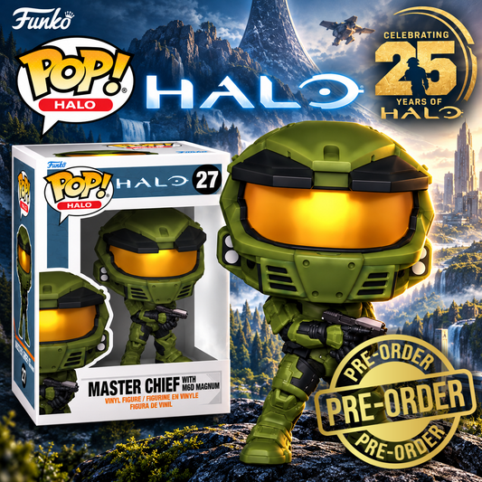 Halo Master Chief with M6D Magnum Funko Pop! Vinyl Figure #27 (NOV 2026)