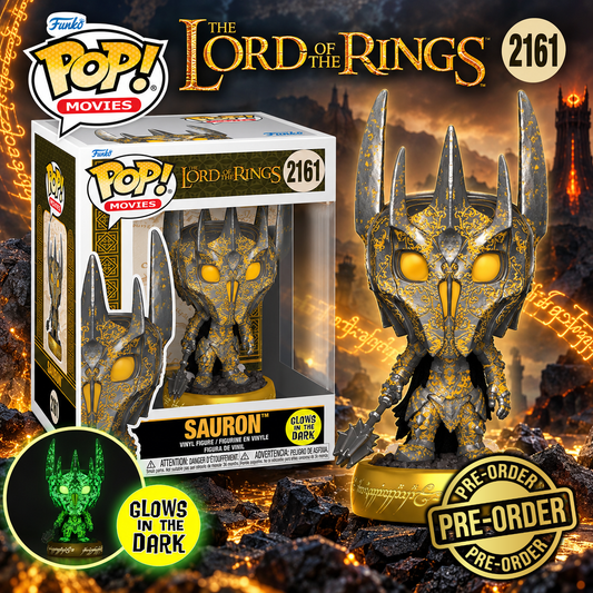 The Lord of the Rings Sauron Glow-in-the-Dark 6" Premium Funko Pop! #2161 (NOV 2026)