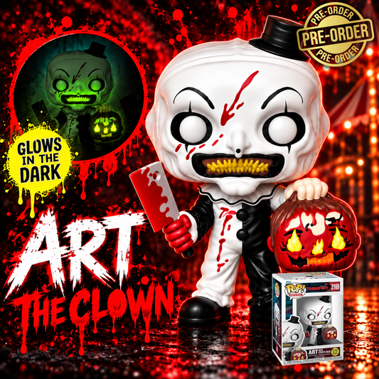 Terrifier Art with Steves Head Glow-in-the-Dark Funko Pop! Vinyl Figure #2169 (NOV 2026)