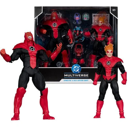 DC Multiverse Atrocitus Megafig and Red Lantern Corps Green Lantern 7-Inch Scale Action Figure 2-Pack