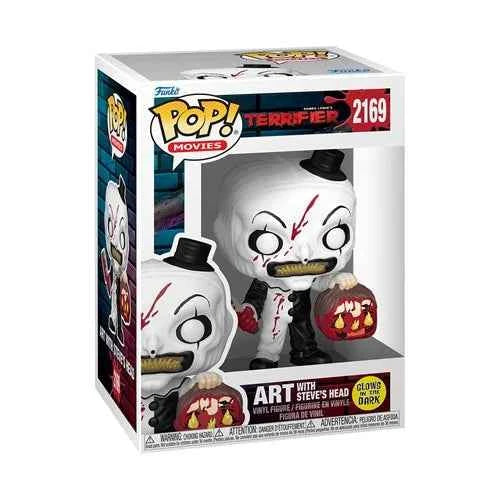 Terrifier Art with Steves Head Glow-in-the-Dark Funko Pop! Vinyl Figure #2169 (NOV 2026)