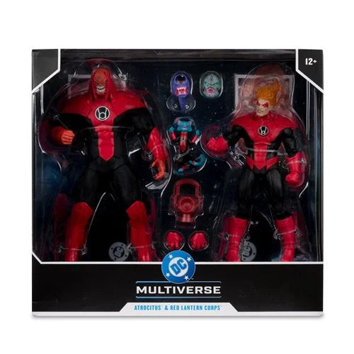 DC Multiverse Atrocitus Megafig and Red Lantern Corps Green Lantern 7-Inch Scale Action Figure 2-Pack