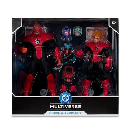 DC Multiverse Atrocitus Megafig and Red Lantern Corps Green Lantern 7-Inch Scale Action Figure 2-Pack