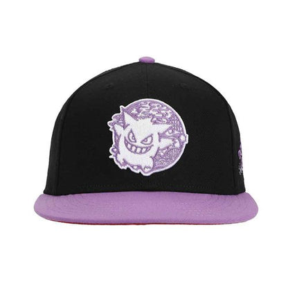 Pokemon Gengar Embroidered Flat Bill Snapback Hat