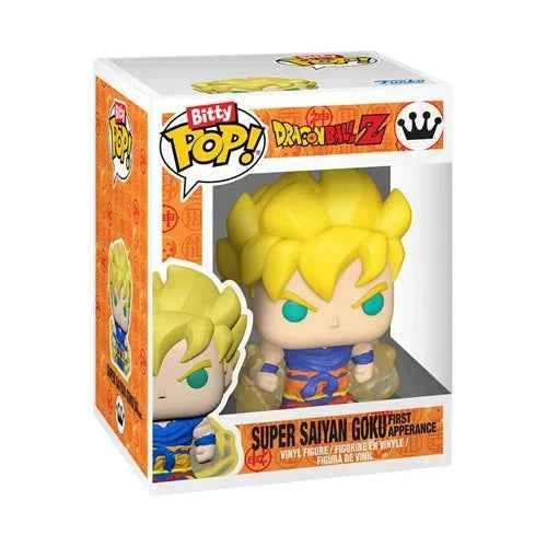 Dragon Ball Z Super Sayian Goku Funko Bitty Pop! Mini-Figure and Key Chain Case