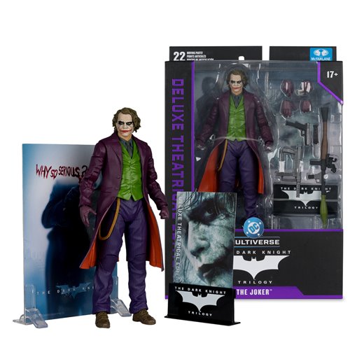 DC Multiverse Deluxe Theatrical Edition The Dark Knight The Joker 7-Inch Scale Action Figure: